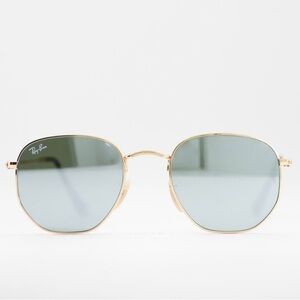 Rayban Hexagonal Sunglasses Mirror Lens